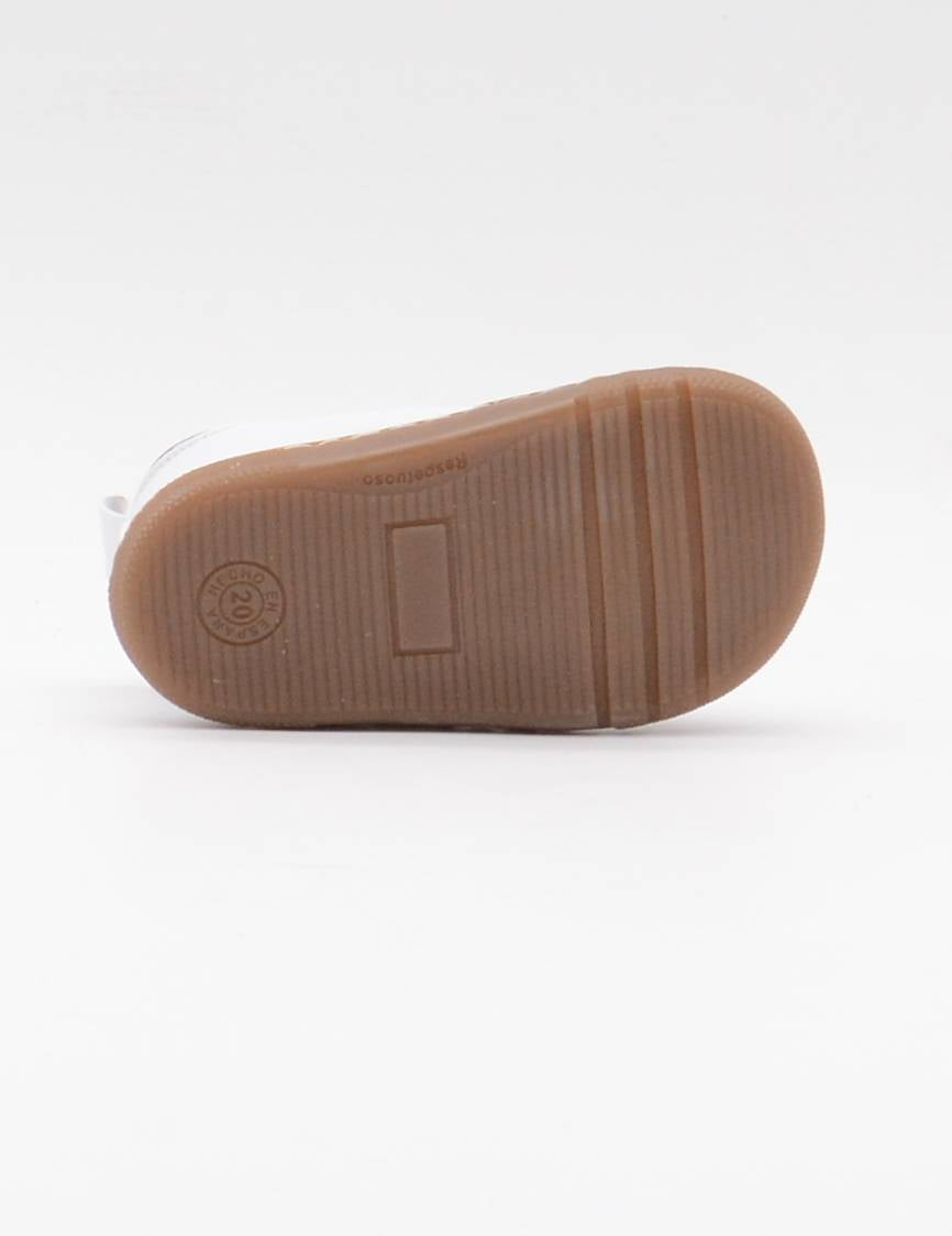 REP-30 DEPORTIVO VELCROS BLANCO/BURDEOS BAREFOOT
