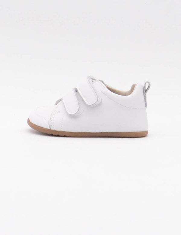 REP-5 DEPORTIVO VELCROS BLANCO PISO CARAMELO BAREFOOT