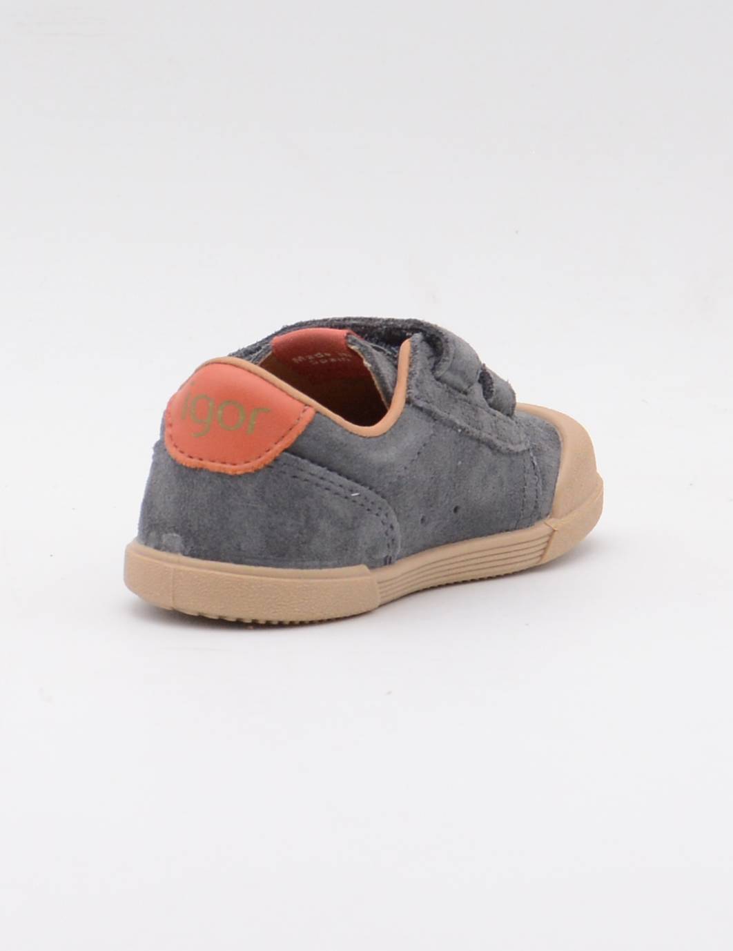 IGOR TENNIS SUEDE GRIS AZUL W10341