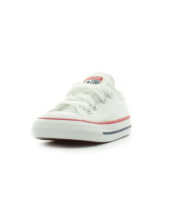 Converse Bajo Lona Blanco Cordon