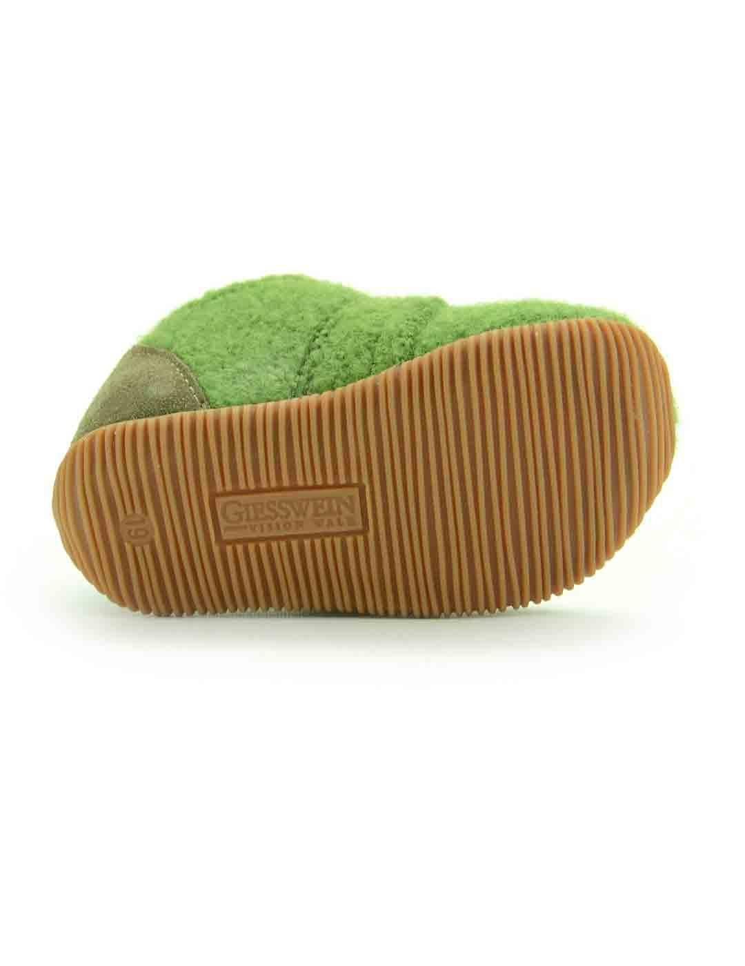 Zapatilla Velcro Gato Verde