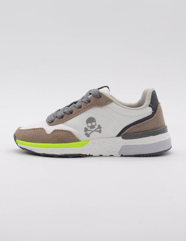 SCALPERS HARRY KIDS DEPORTIVO BLANCO/LIME