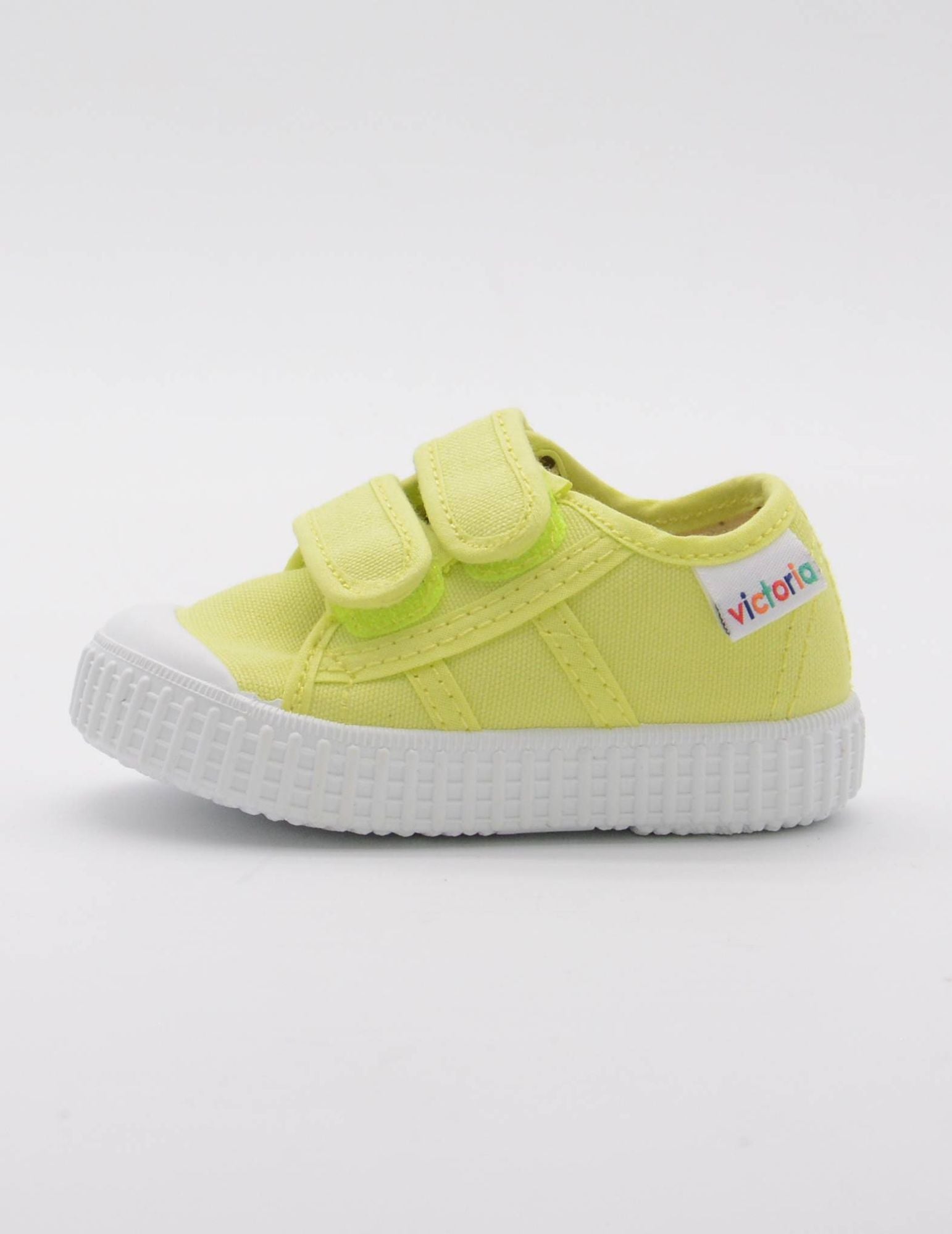 VICTORIA VELCROS 1915 BASKET TIRAS LONA CITRON